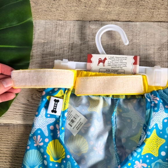 WOOF | Pet Swimsuit/Ocean Swim Trunks in Blue sz S - Picture 4 of 7